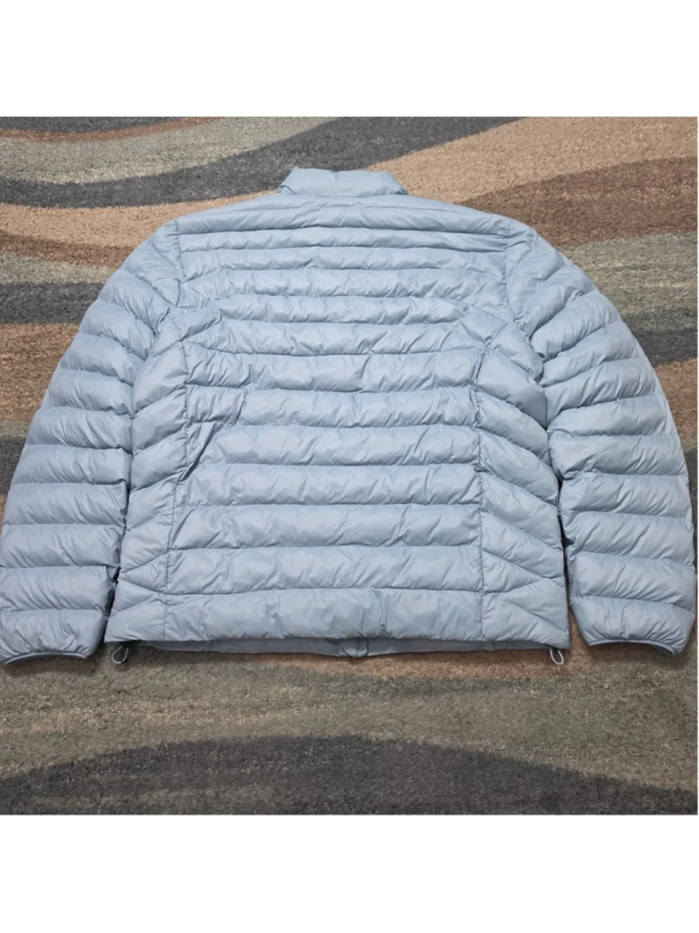 Polo Ralph Lauren Puffer Jacket XL Blue Lightweight Quilted Full Zip Coat